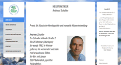 Desktop Screenshot of heilpraktiker-schaller.de